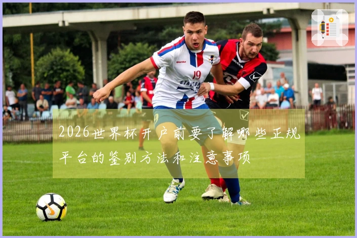 2026世界杯开户前要了解哪些正规平台的鉴别方法和注意事项